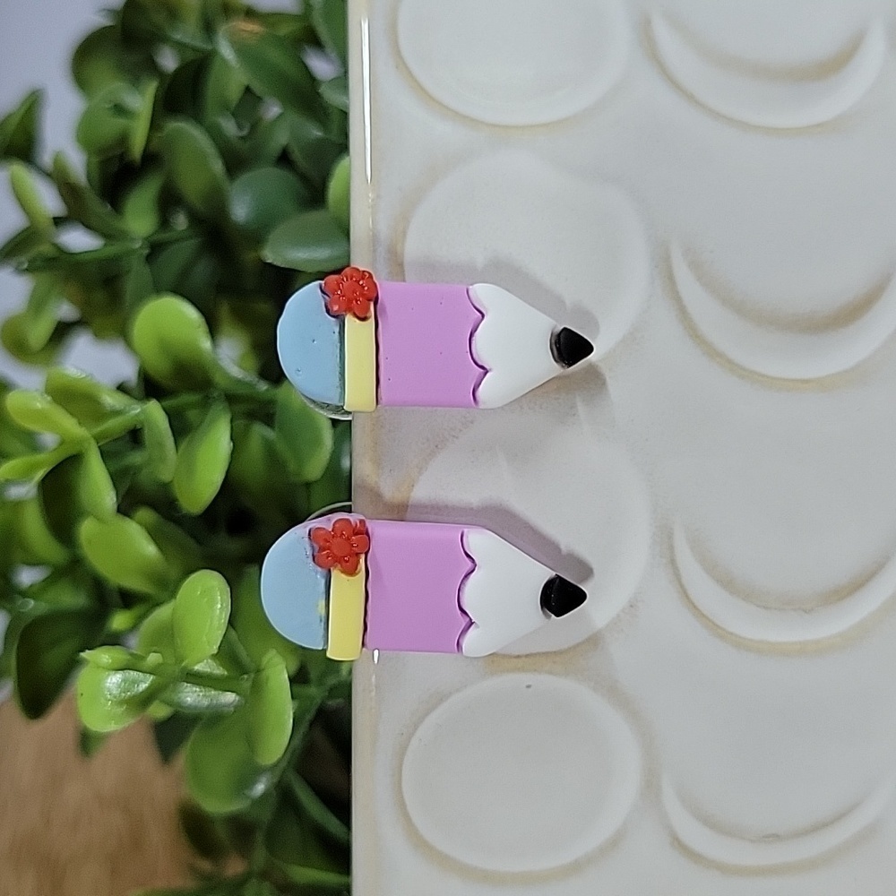 Back-to-School Pencil Stud Earrings